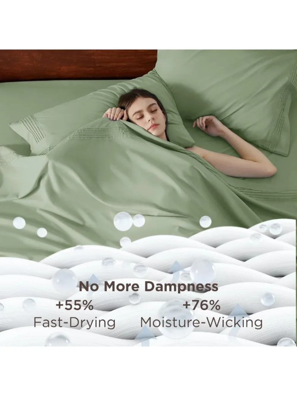 Deep Pocket Queen Sheet Set - Fits Mattresses Up to 21